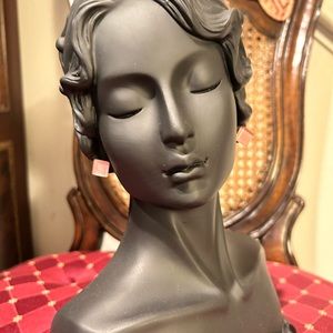 Light pink recycled glass earrings